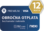 PBZ Visa Premium obrocna otplata 12 rata