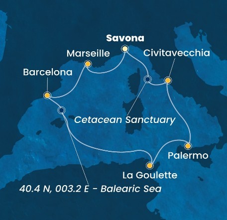 Novogodišnje krstarenje do Tunisa Costa Smeralda